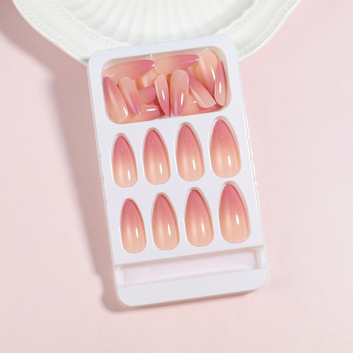 Gradient Ombre Stiletto Press-On Nägel Karnz