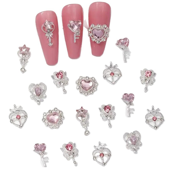 Dekorative Nagel Charms Set
