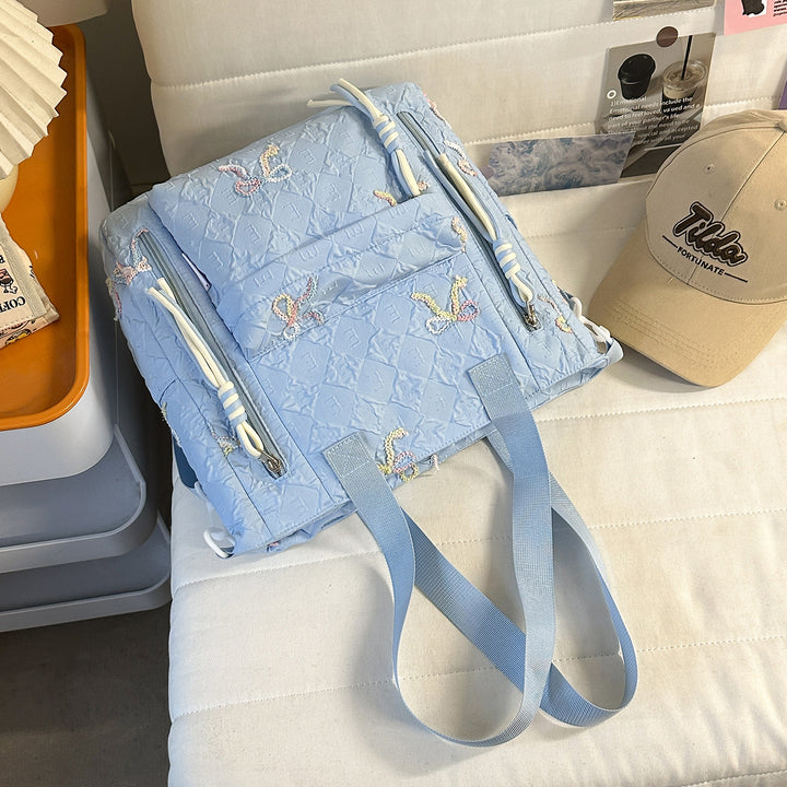Bestickter Stepp-Rucksack Karnz