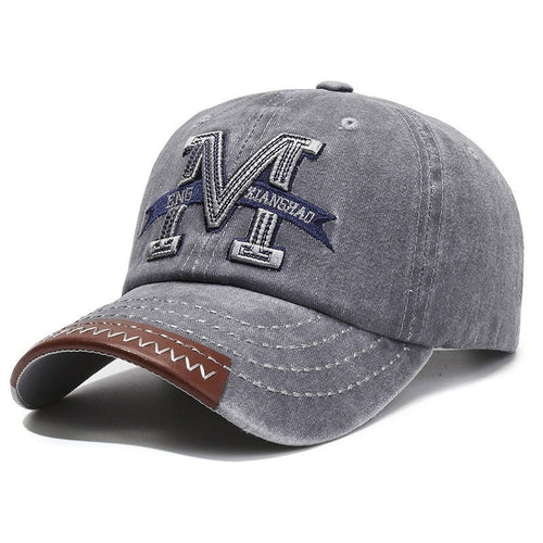 Vintage-inspirierte verstellbare Baseballmütze