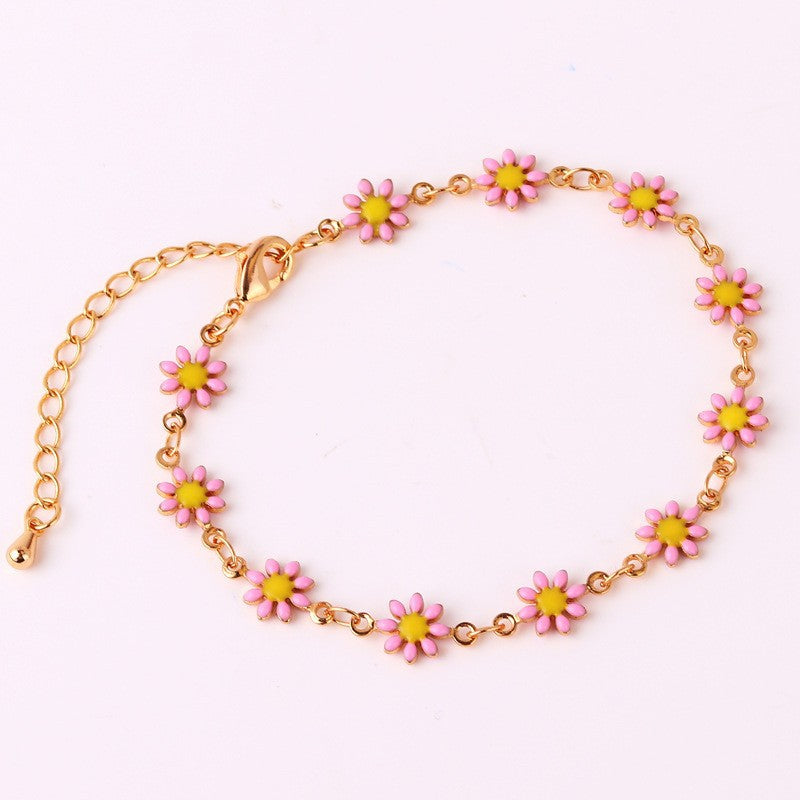 Floral Daisy Chain Halskette Karnz
