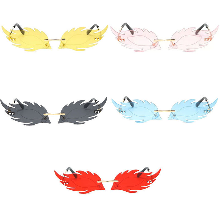 Fashion Statement Blatt Design Sonnenbrille Karnz