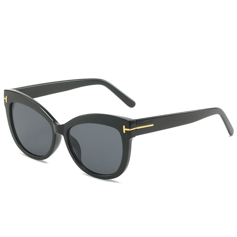 Chic Oversized Katzenaugen-Sonnenbrille Karnz