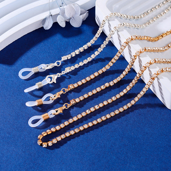 Rhinestone Brillenhalterkette Karnz