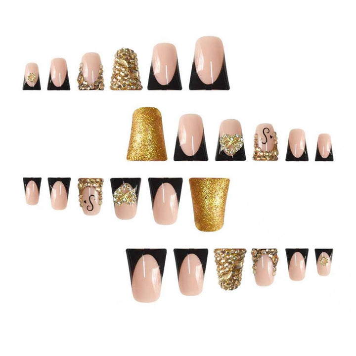 Luxus Strass Nagelverstärkungen Karnz