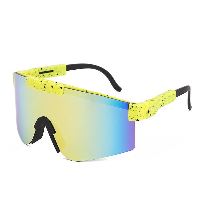 Damen Sportliche Statement-Sonnenbrille im modernen Design Karnz