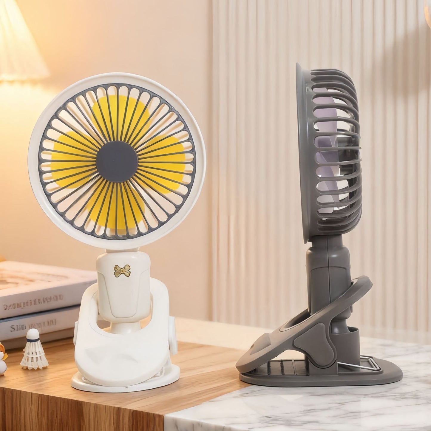 Damen Tragbarer Tischventilator mit flexiblem Ständer Karnz