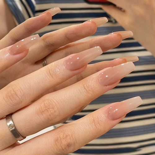 Elegante glänzende Acryl-Nagelverlängerungen Karnz