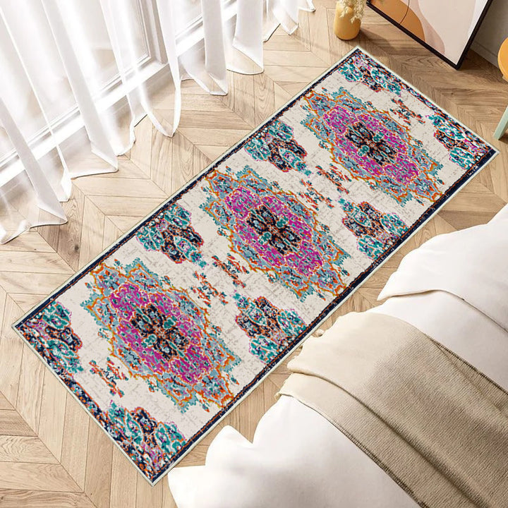 Vintage Bohemian Läufer Teppich Karnz