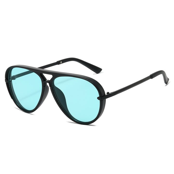 Elegante Aviator-Sonnenbrille mit goldenen Akzenten Karnz