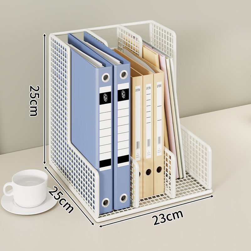 Modular Mesh-Schreibtisch-Datei- und Ordner-Organizer mit verstellbaren Trennwänden