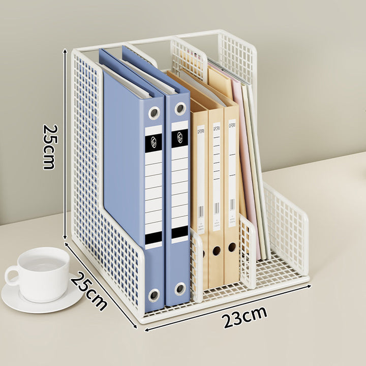 Modular Mesh-Schreibtisch-Datei- und Ordner-Organizer mit verstellbaren Trennwänden