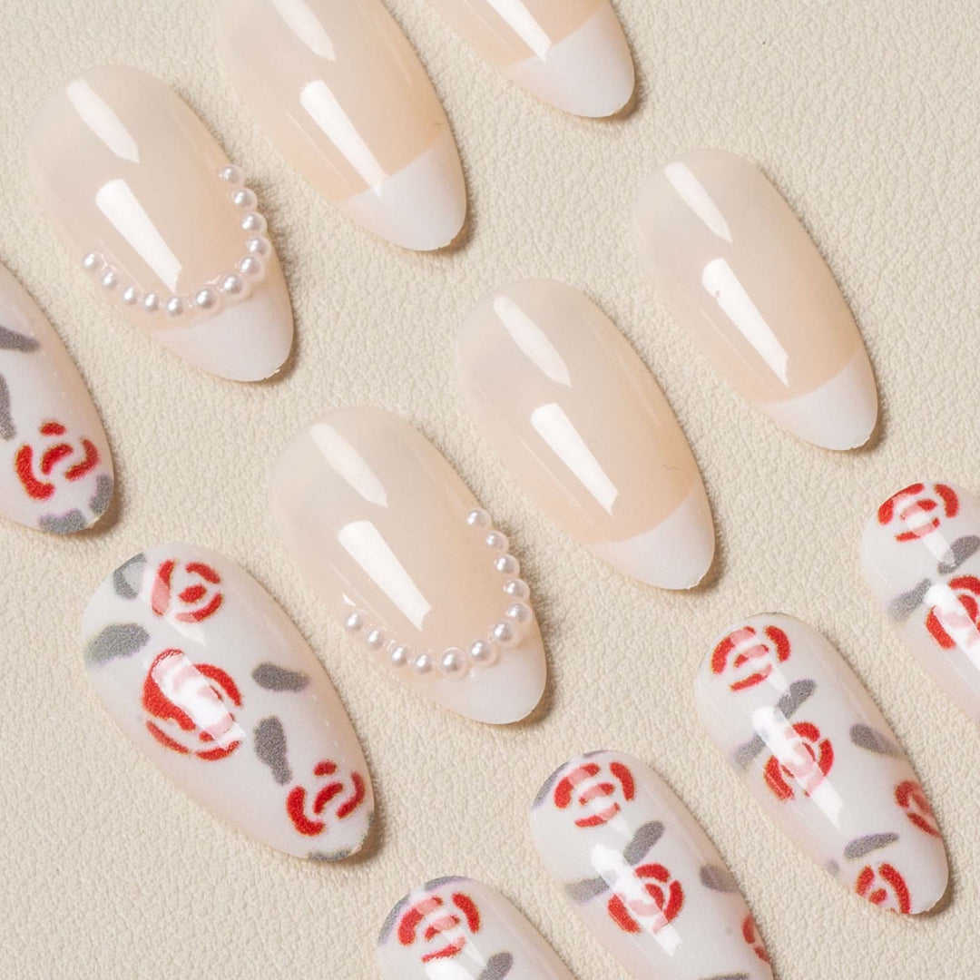 Florale Nagelkunst