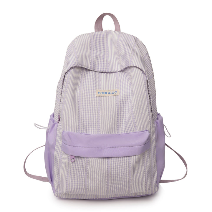 Lässiger gestreifter Rucksack