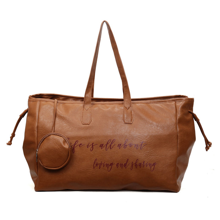 Stylische Leder Tote
