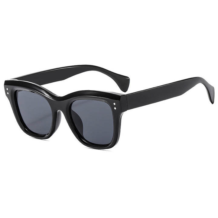 Damen oversized Sonnenbrille mit abgerundetem eckigem Rahmen und UV-Schutz Karnz