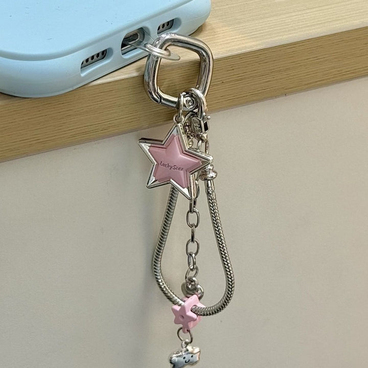 Dekorativer Stern Charm Schlüsselanhänger Halter Karnz