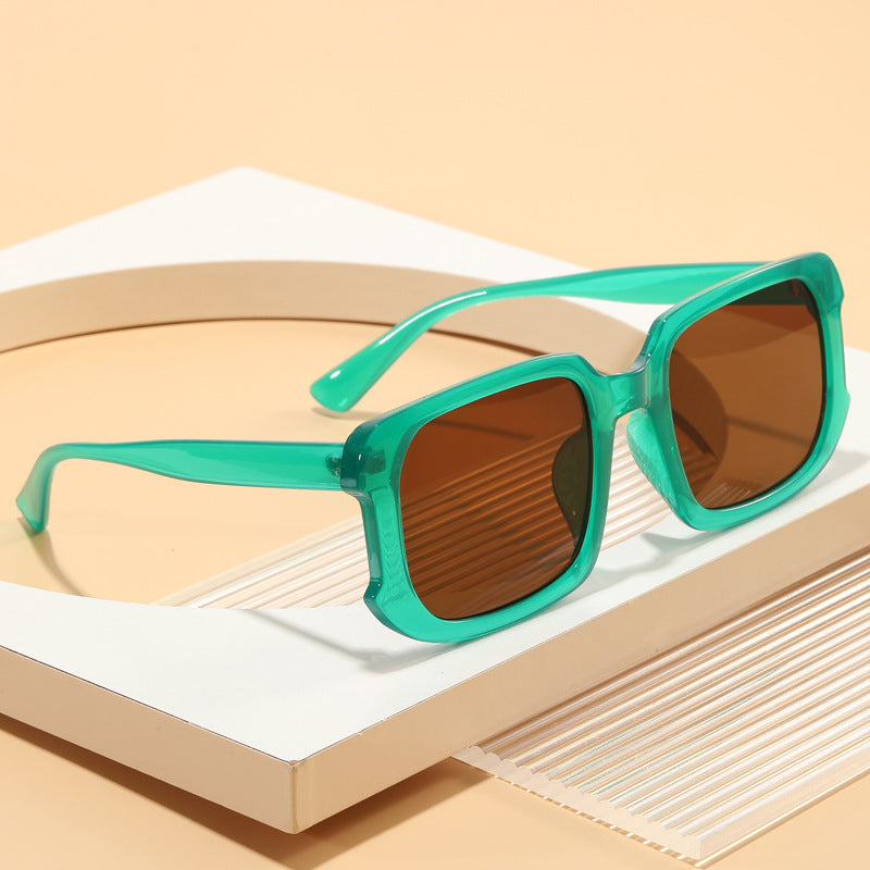 Damen Trendige quadratische Sonnenbrille Karnz