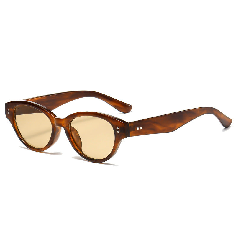 Damen stilvolle Sonnenbrille im trendigen Retro-Stil Karnz
