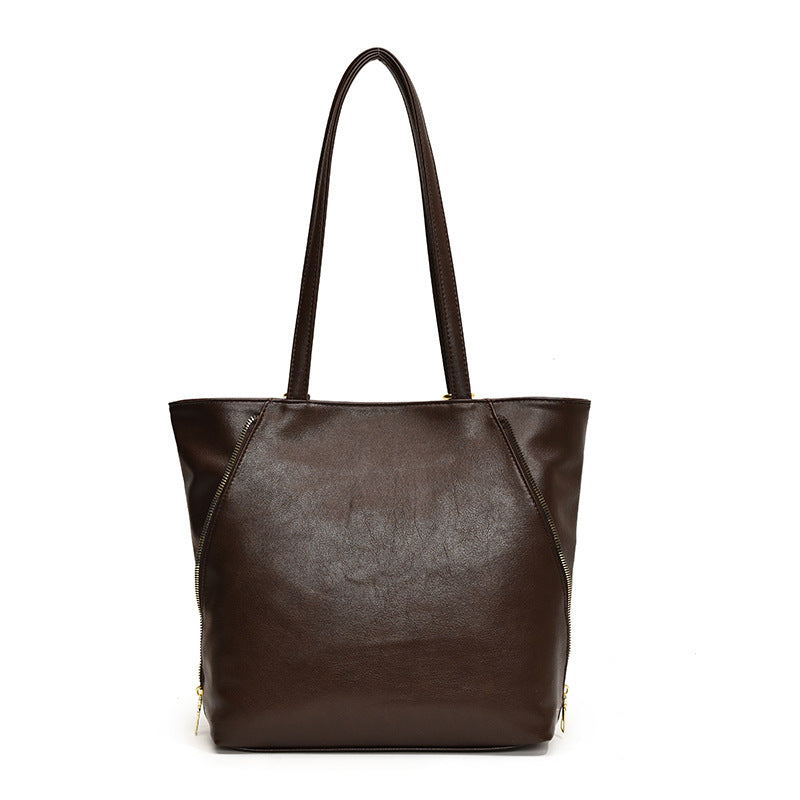 Elegante Kunstleder Einkauftasche Karnz