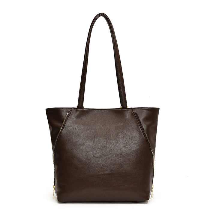 Elegante Kunstleder Einkauftasche Karnz