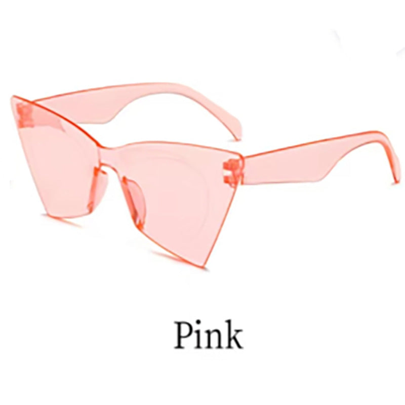 Damen Modische Transparente Sonnenbrille Karnz