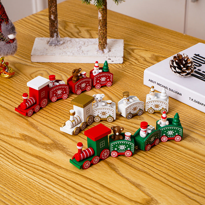 Dekoratives Weihnachtszug-Set Karnz