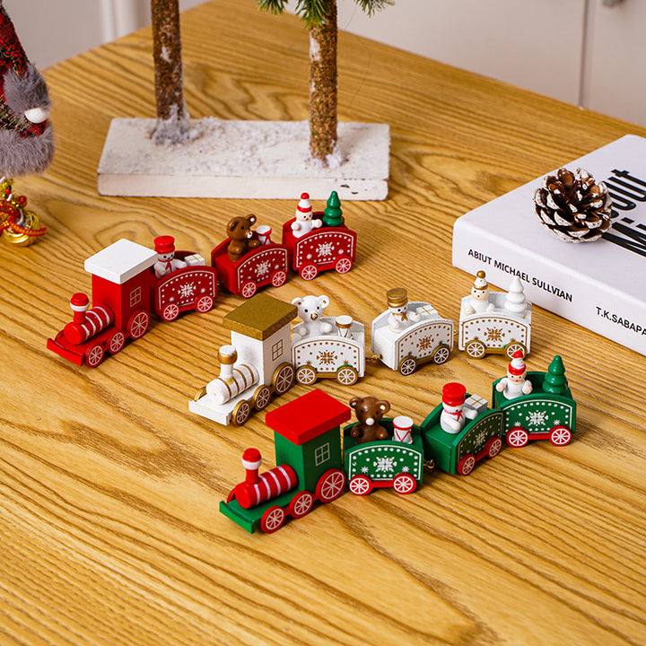 Dekoratives Weihnachtszug-Set Karnz