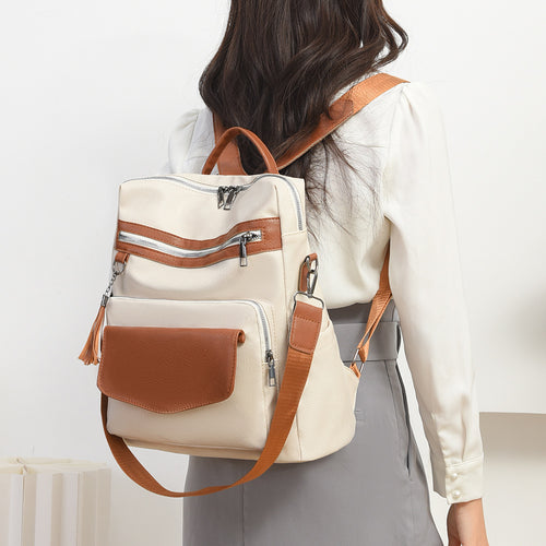 Vintage-inspirierter Leder-Rucksack Karnz