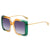 Damen oversized Sonnenbrille mit stilvollem geometrischem Design Karnz