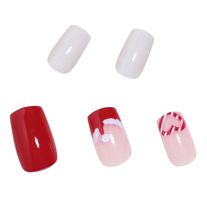 Künstlerische Press-On Nageldesigns Karnz