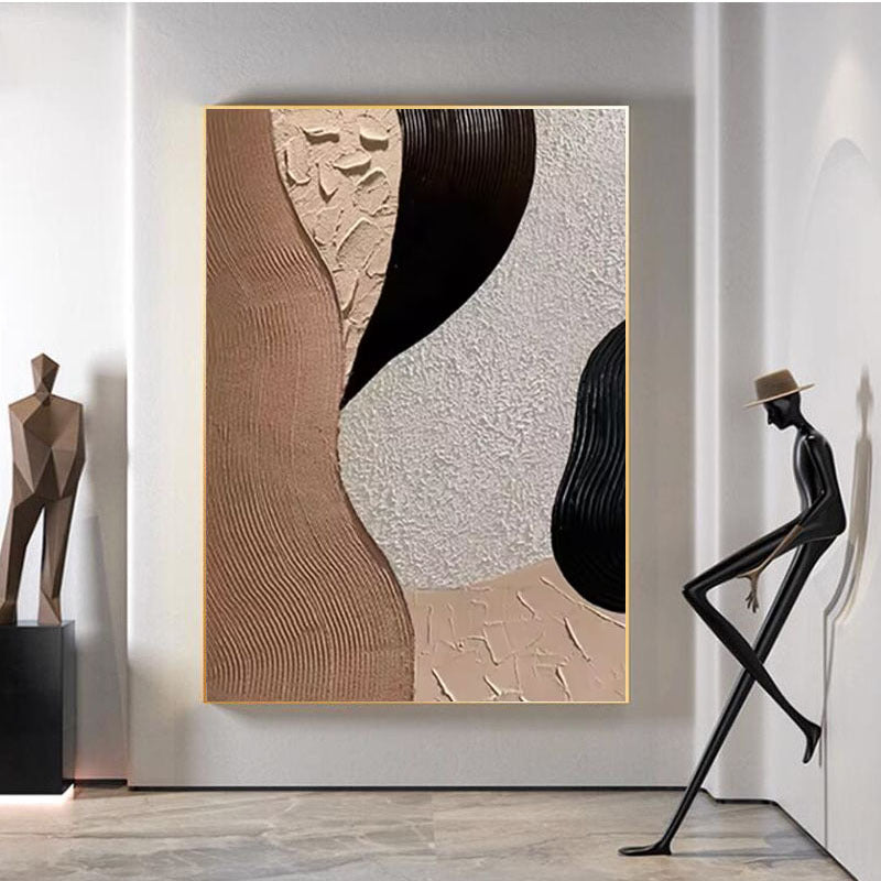 Texturiertes abstraktes Wandkunst