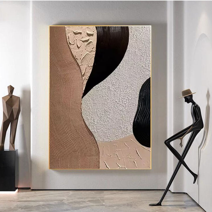 Texturiertes abstraktes Wandkunst