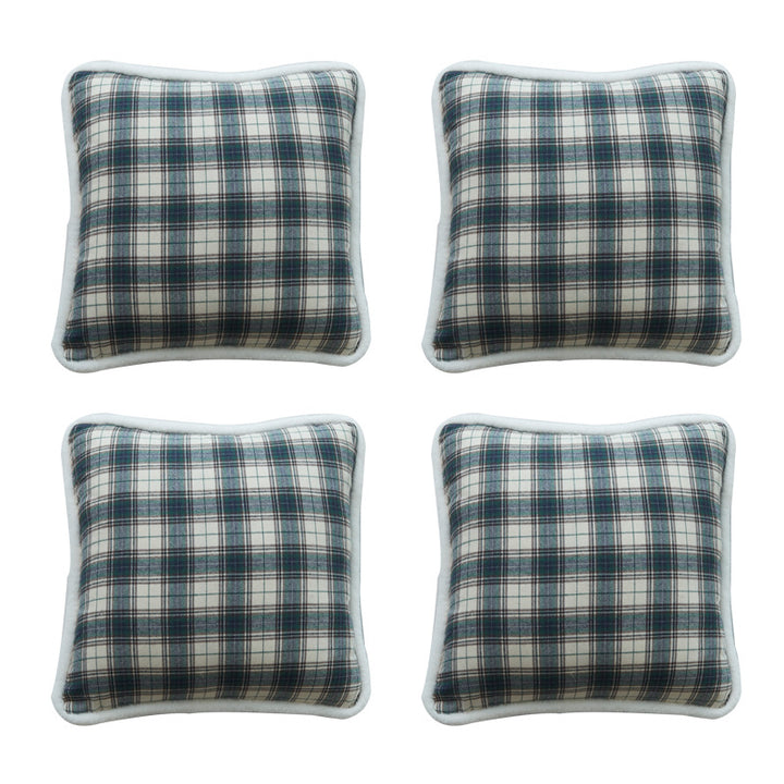 Gemütliches Plaid Dekokissen