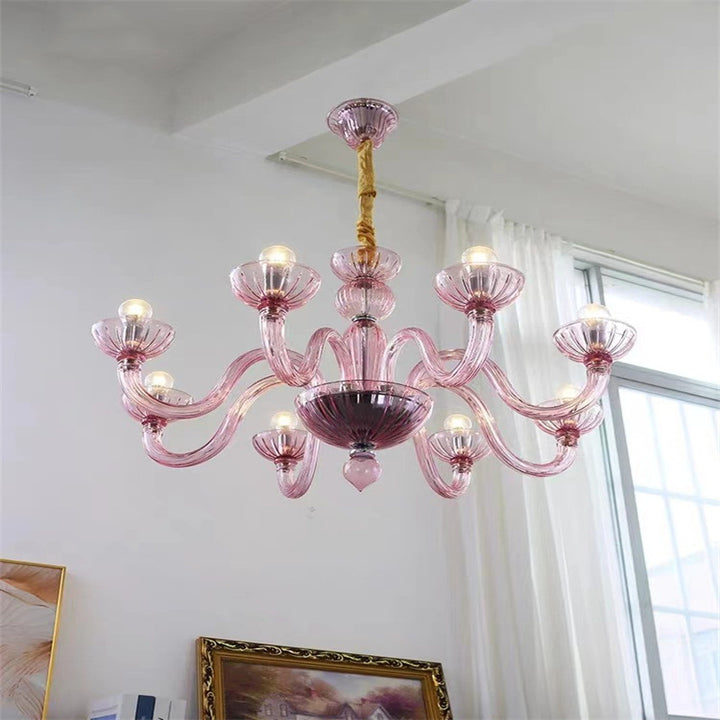 Elegante Glas-Kronleuchter