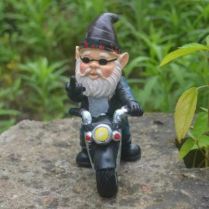 Gartenfigur im Motorrad-Look Karnz