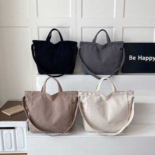 WoSoft Corduroy Tote Bag Karnz