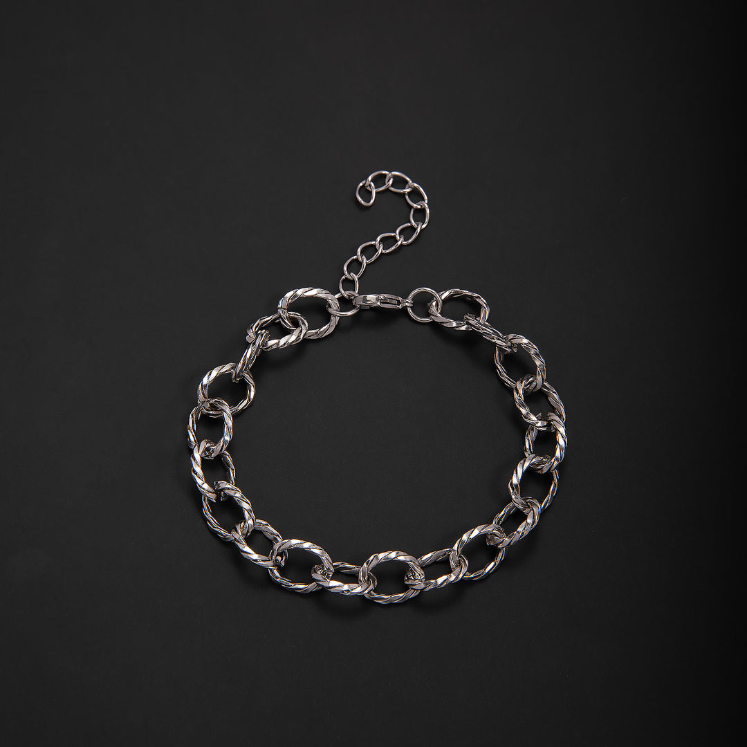 Vernetztes Metall-Gliederarmband Karnz