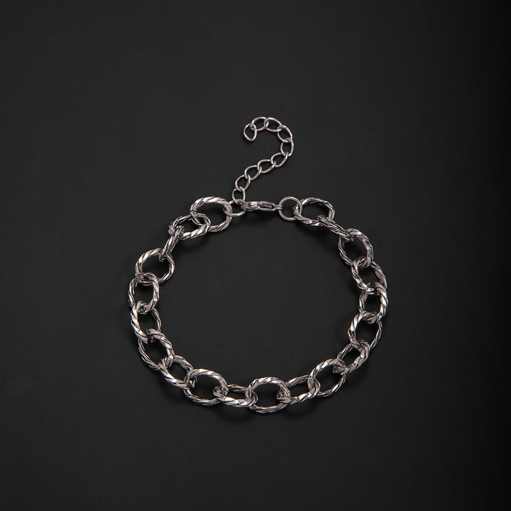 Vernetztes Metall-Gliederarmband Karnz