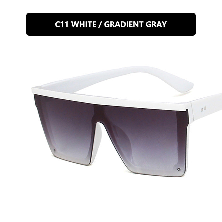 Damen futuristische Sonnenbrille im schützenden Oversized-Format Karnz