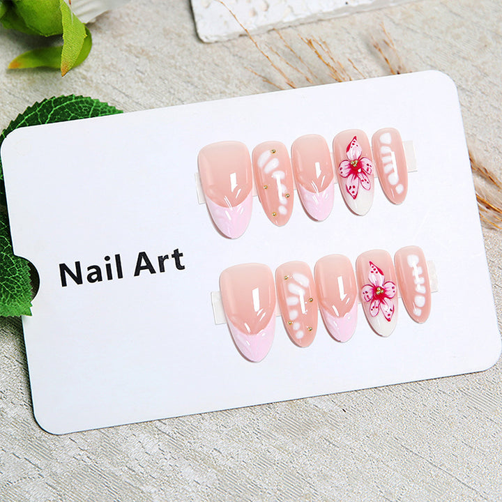 DIY Kunstnagel-Set mit floralen Akzenten Karnz