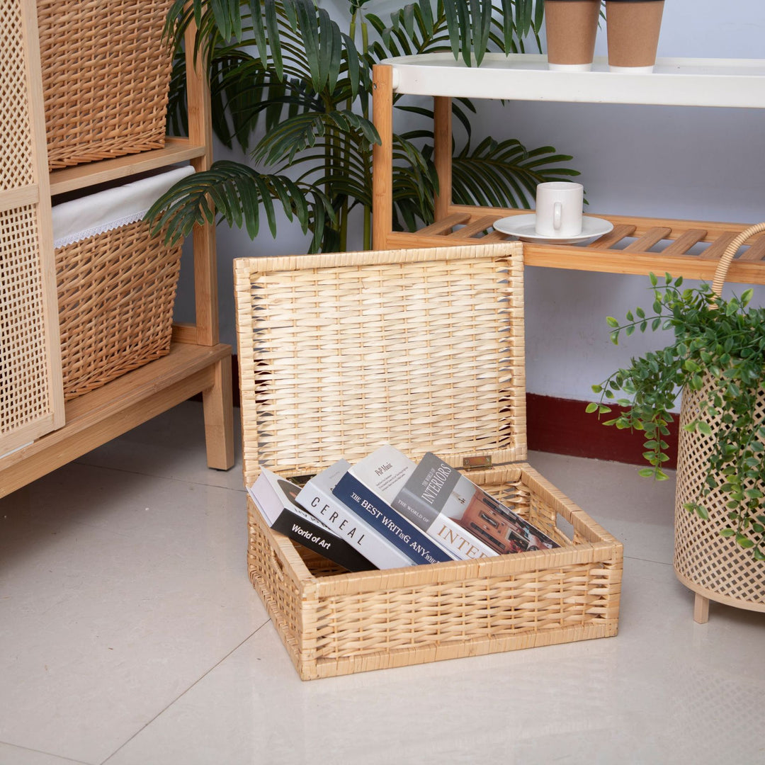 Elegante handgewebte Aufbewahrungsbox Karnz