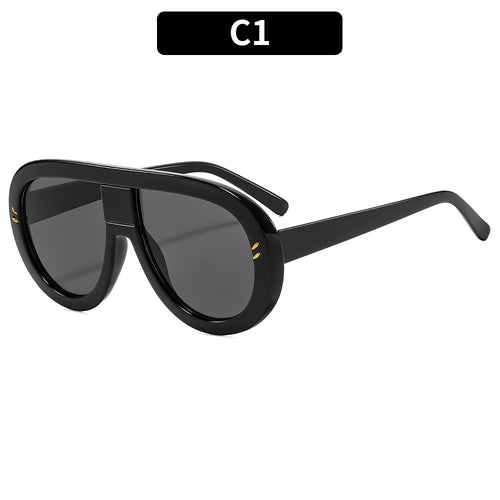 Futuristische Übergroße Schild Sonnenbrille