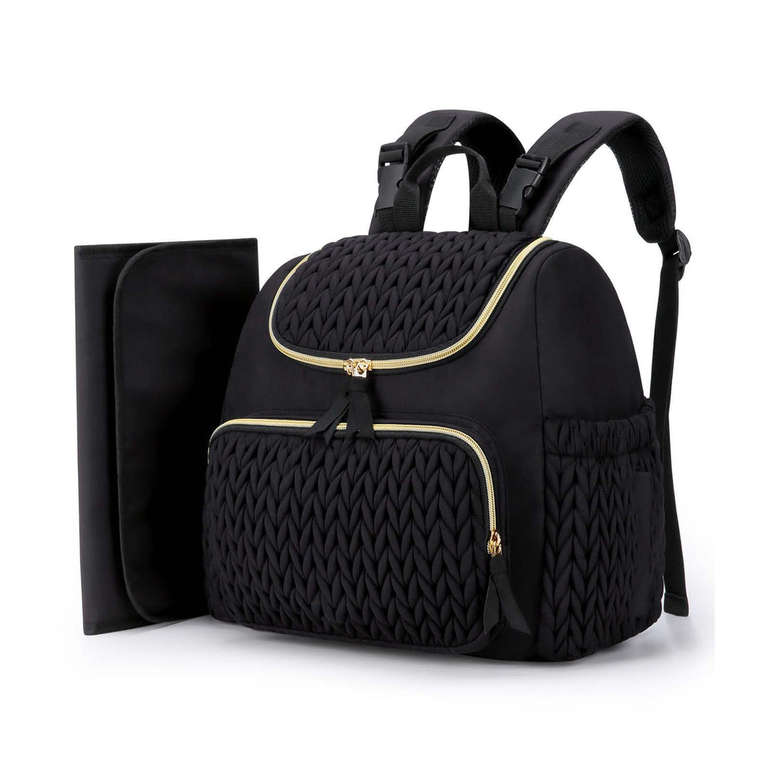 Damen Modischer Rucksack mit geflochtenem Design Karnz