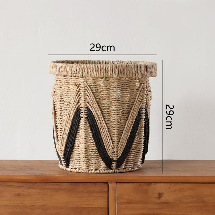Henkeltasche aus geflochtenem Naturmaterial Karnz