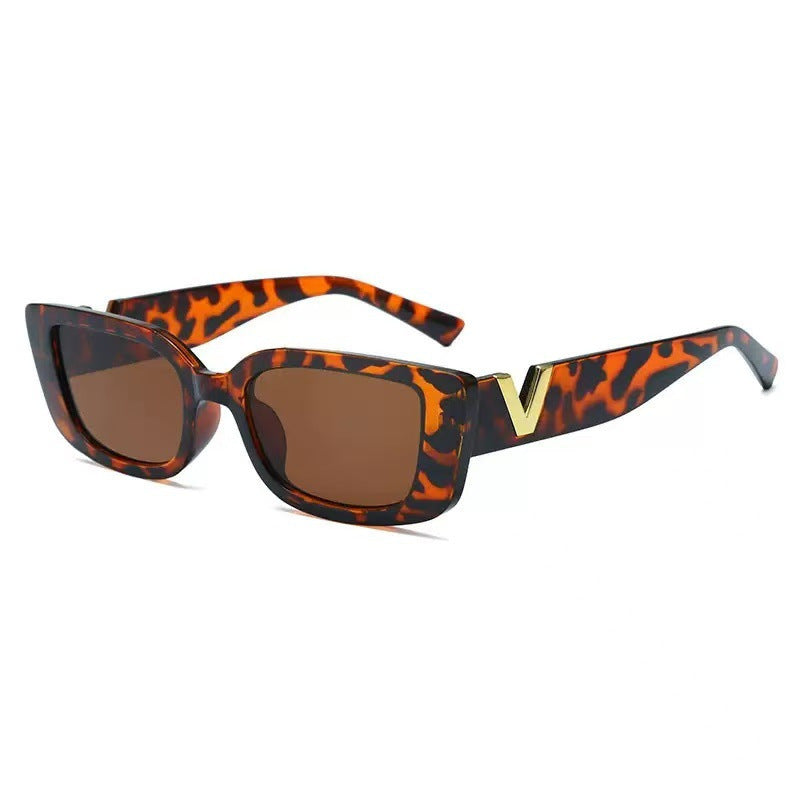 Moderne quadratische Sonnenbrille Karnz