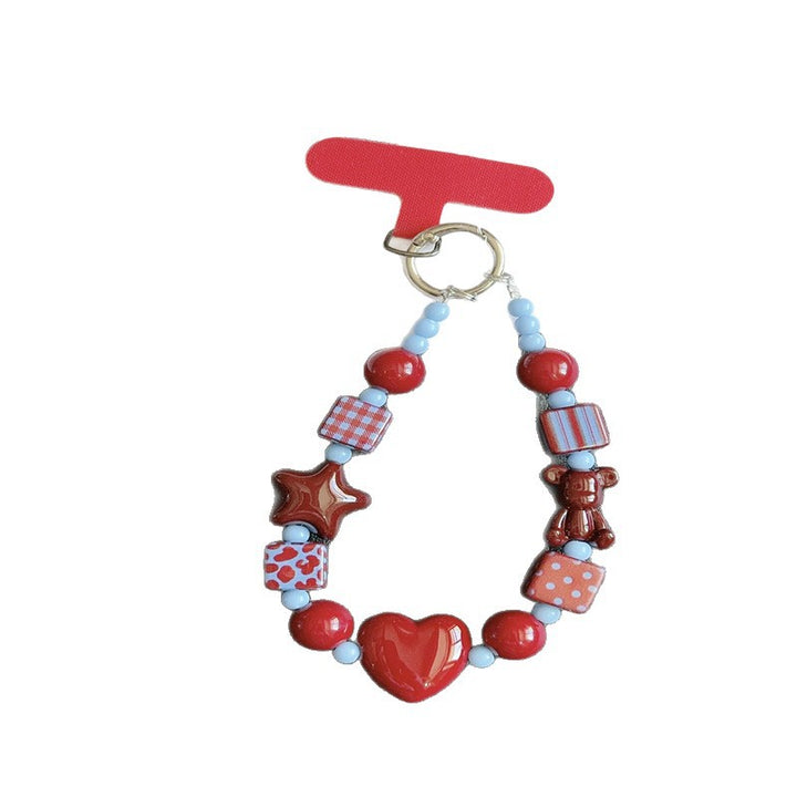 Bunter Perlen Schlüsselanhänger Halter Karnz 1790134999