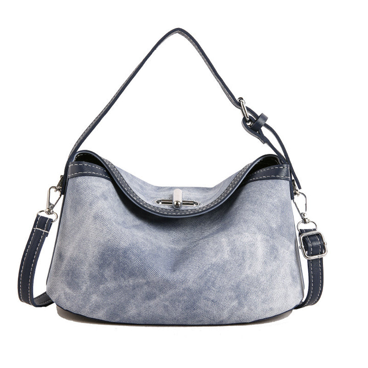 WoStylish Vintage Wildleder Hobo Tasche Karnz