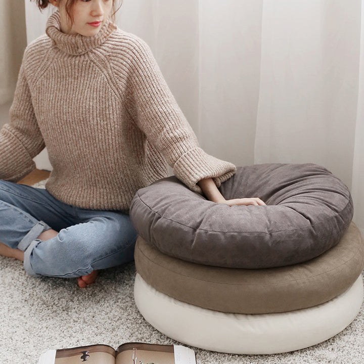 Bodensitzkissen Pouf mit formstabiler Füllung und abnehmbarem Bezug