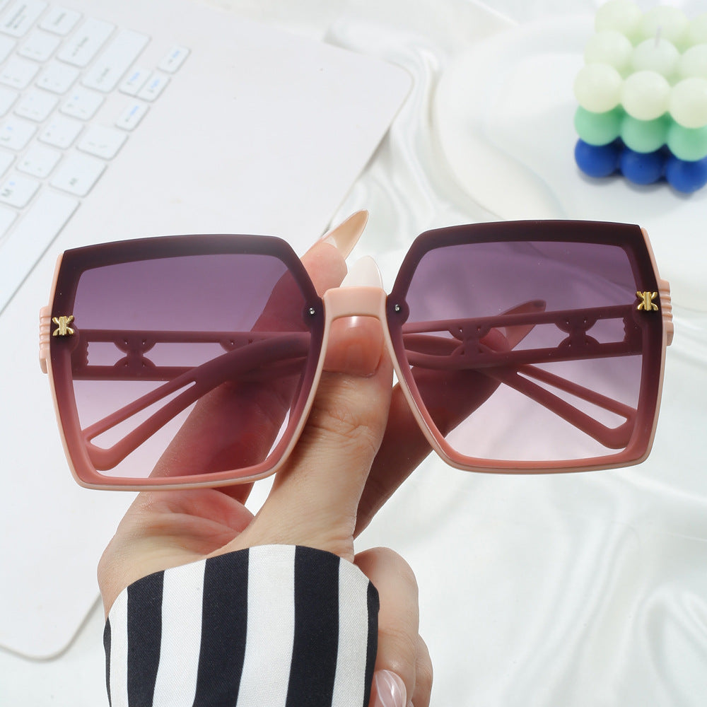 Damen stylische oversized Sonnenbrille Karnz